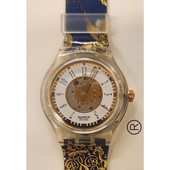 Vintage Swatch automatic watch ST. PETERS GATE SAK106 bundle with golf tees NOS - Picture 3 of 17